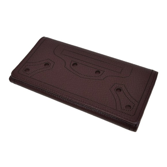 Balenciaga Wallet Black Long BLACKOUT Continental - Picture 1 of 6